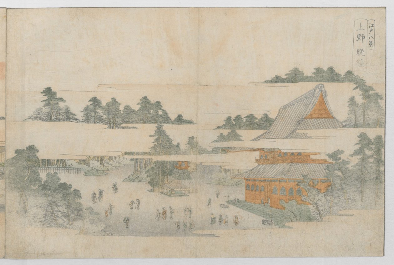 Otte udsigter over Edo, ca. 1771. af Utagawa Toyohiro