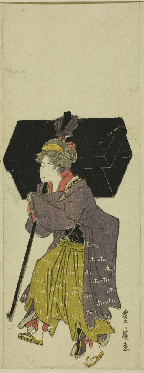 Parodi på et daimyo-optog af Utagawa Toyohiro