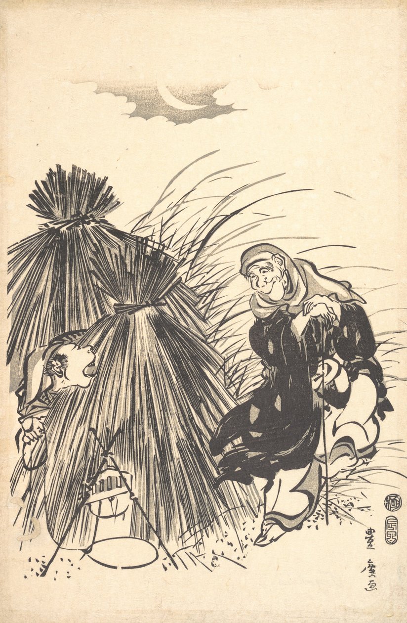 Fangst af ræven, 1808. af Utagawa Toyohiro