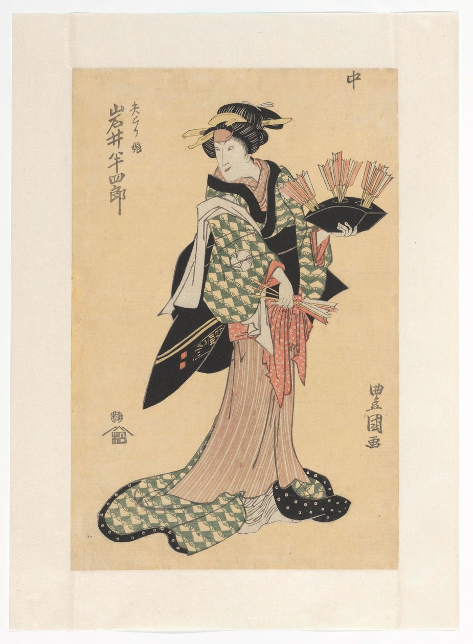 Oiwa holder pile af Utagawa Toyokuni (I)