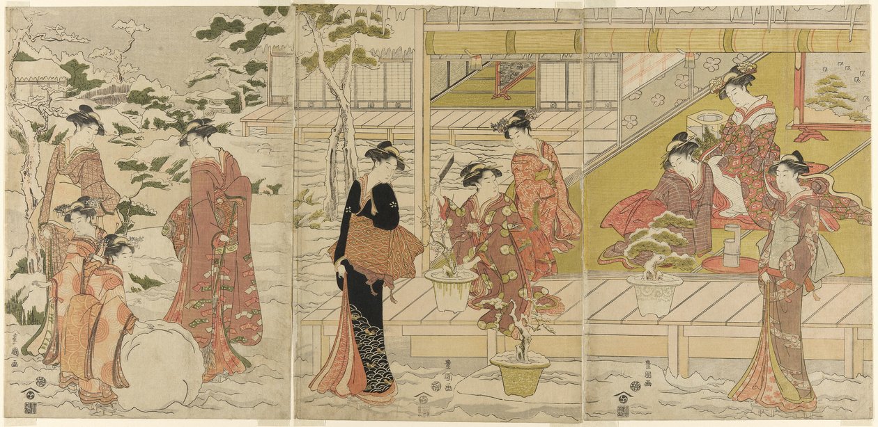 En parodi på f8-maskine af Utagawa Toyokuni I