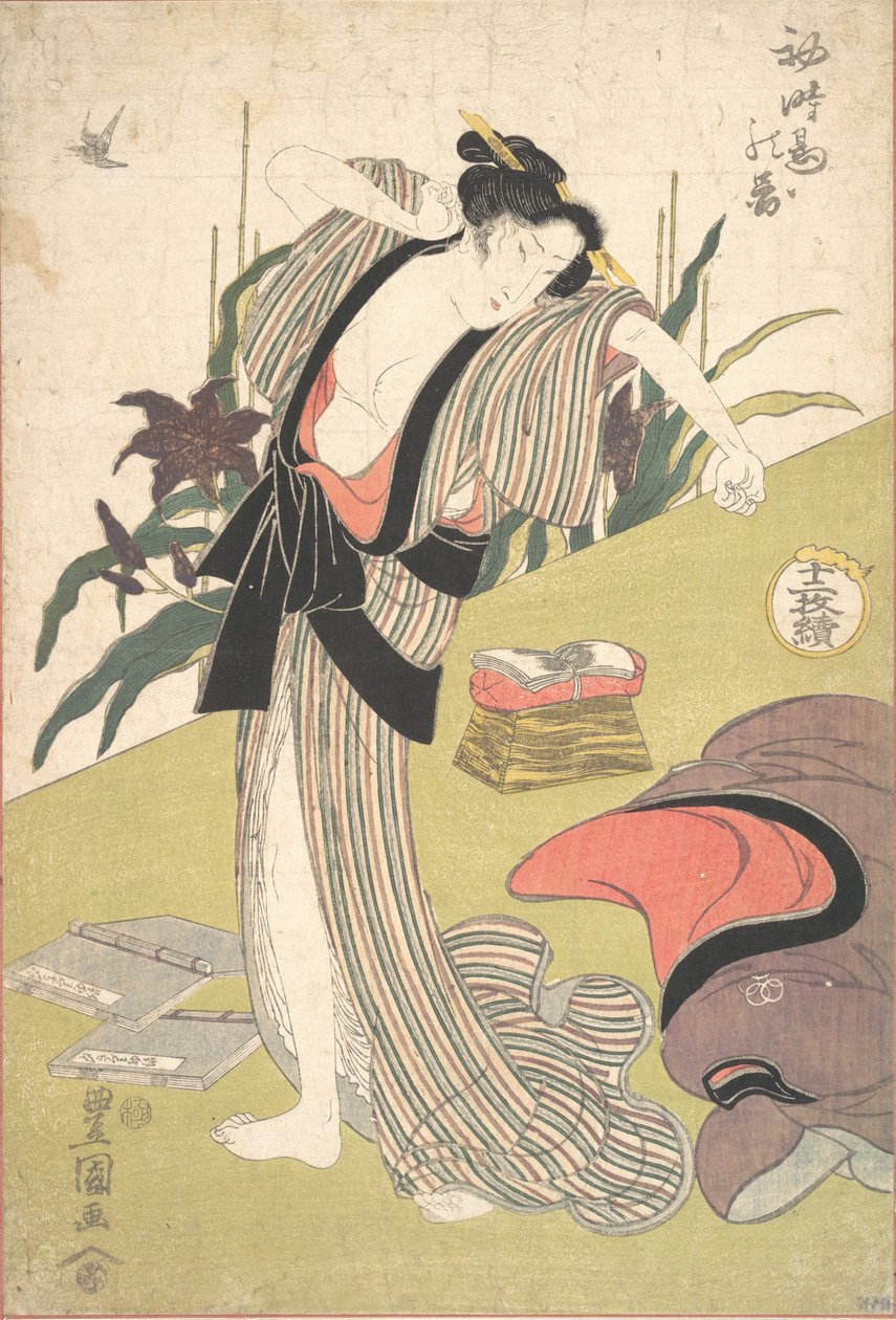 Gøgens første besøg. af Utagawa Toyokuni I