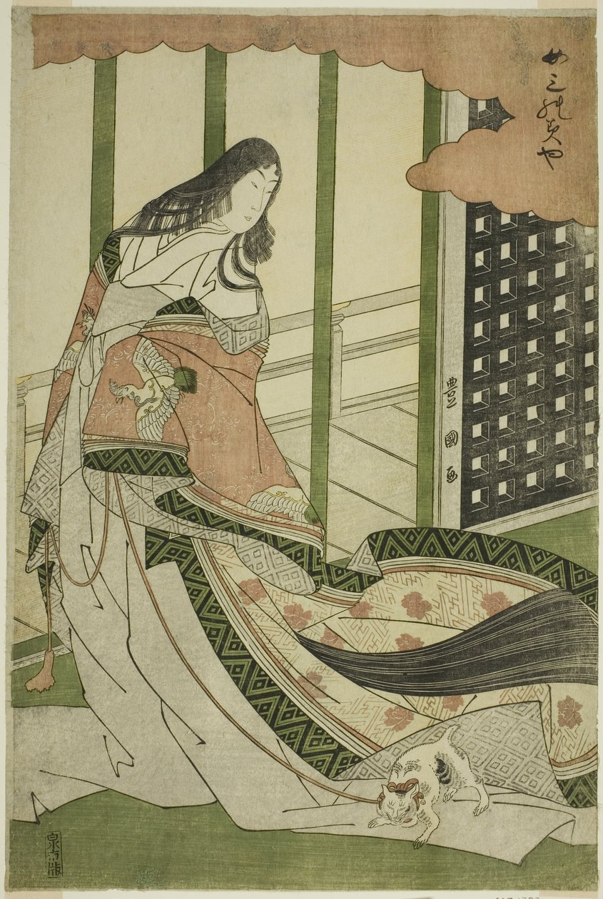 Den tredje prinsesse (Nyosan no miya) af Utagawa Toyokuni I