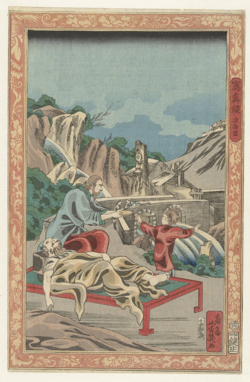 Camera obscura Camera obscura (serietitel) Shashinkyo (serietitel på objekt) af Utagawa Yoshiiku