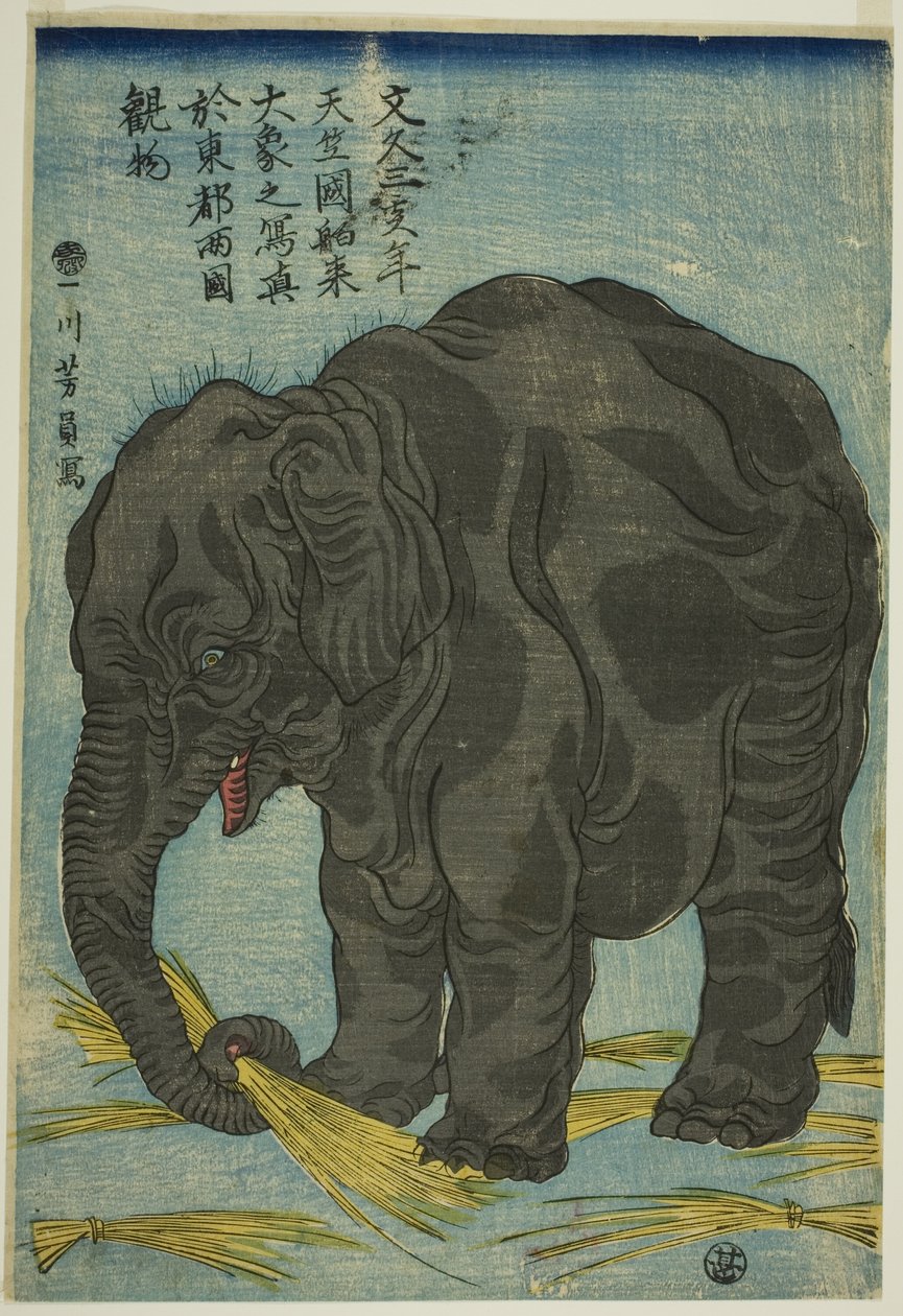 Datoen er printet ud fra den trykte version (arket er et mørkt fotografi i stor målestok), og planen er baseret på landets geotermiske varme. Toto Rokoku Sightseeing) af Utagawa Yoshikazu