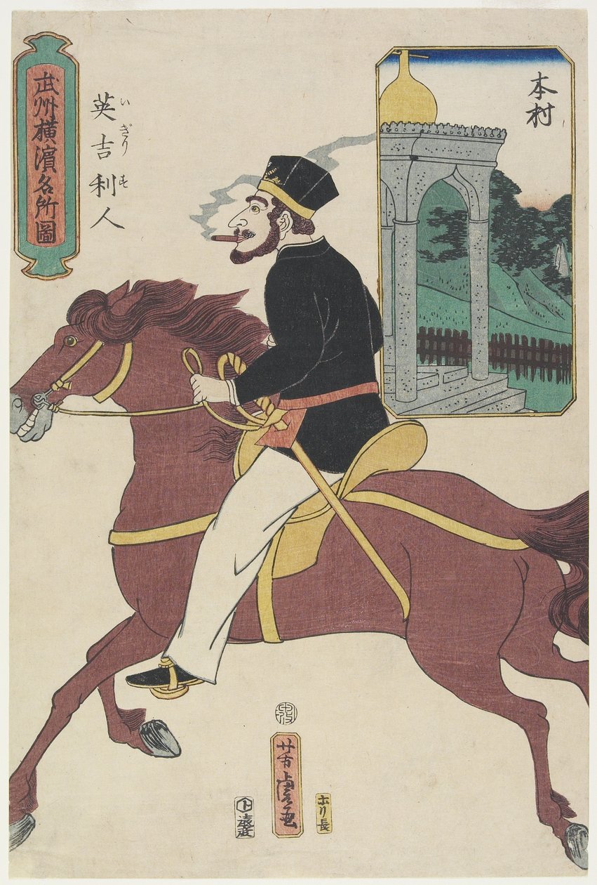 Britisk mand af Utagawa Yoshitora