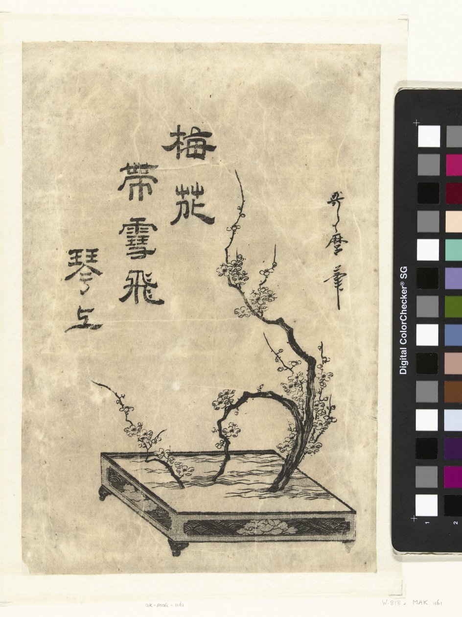 blommegrene af Utamaro (II) , Kitagawa (attributed to)