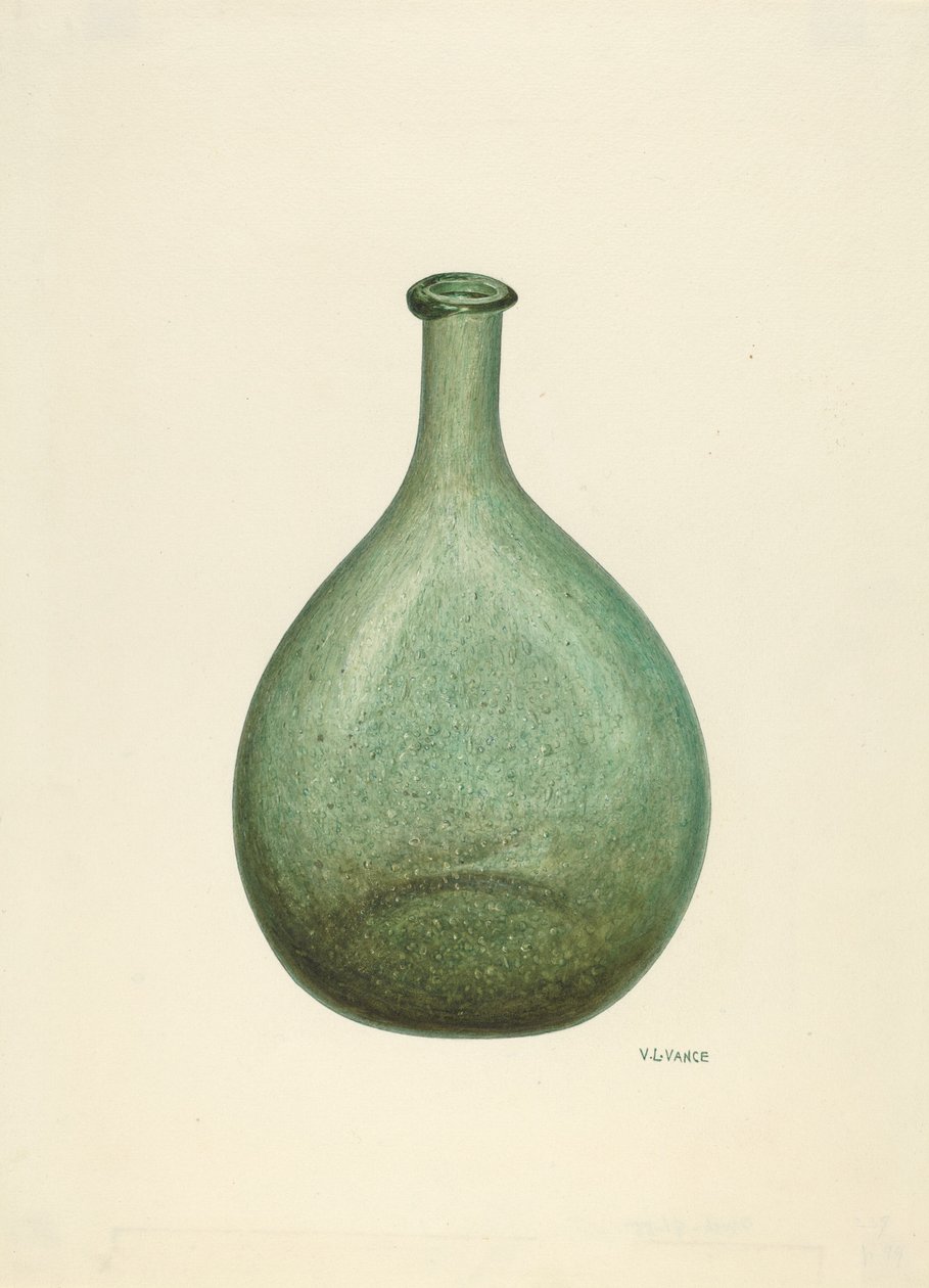 Flaske af V.L. Vance