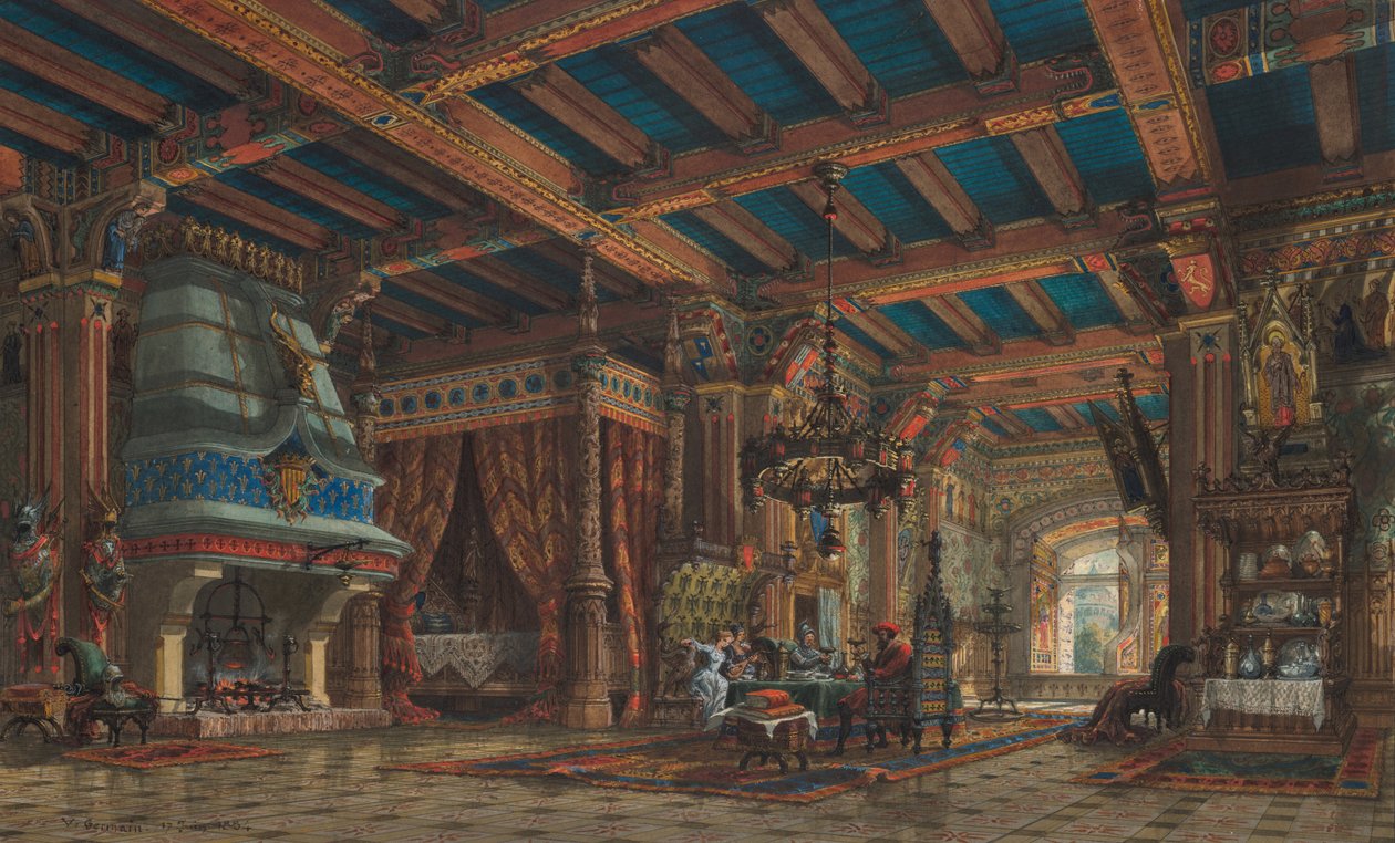 Château interiør af V. Germain