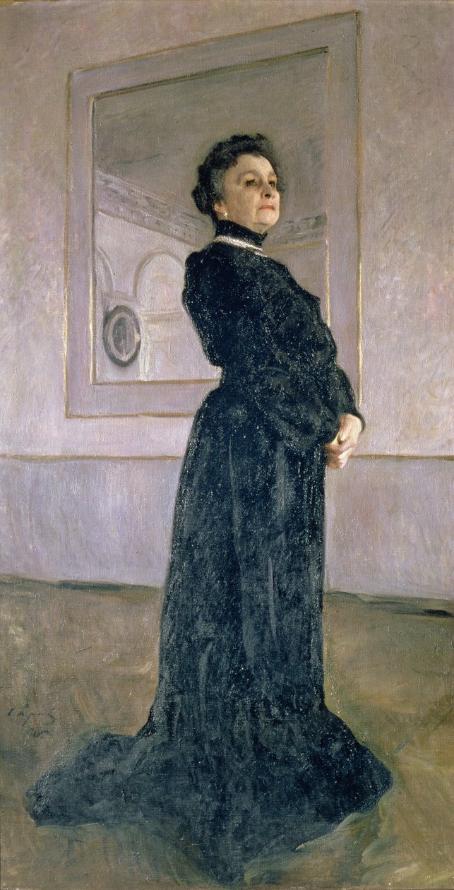 Portret af Maria Nikolaevna Ermolova (1853-1928) 1905 af Valentin Aleksandrovich Serov