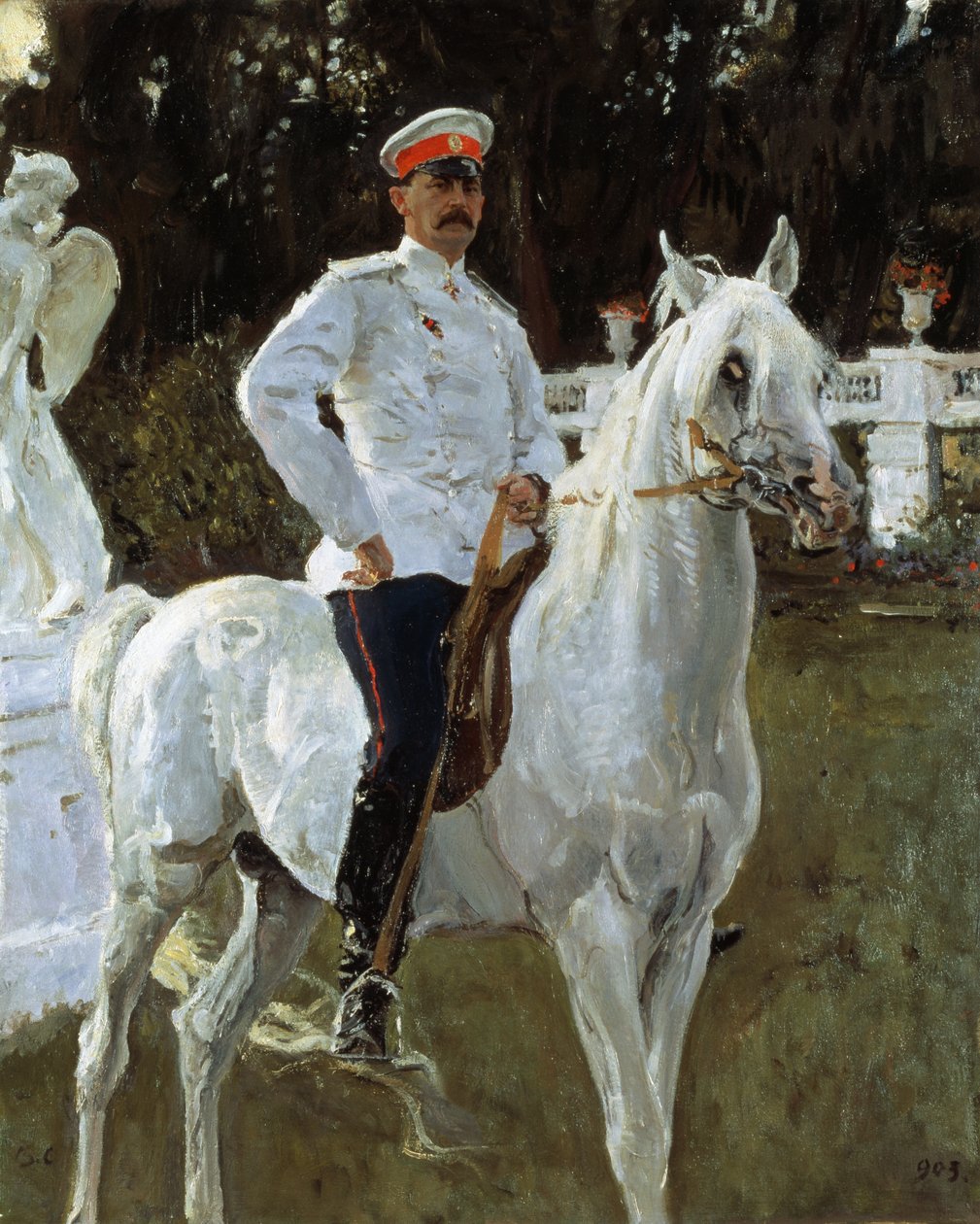 Portræt af prins Felix Yussupov (1887-1967) 1903 af Valentin Aleksandrovich Serov