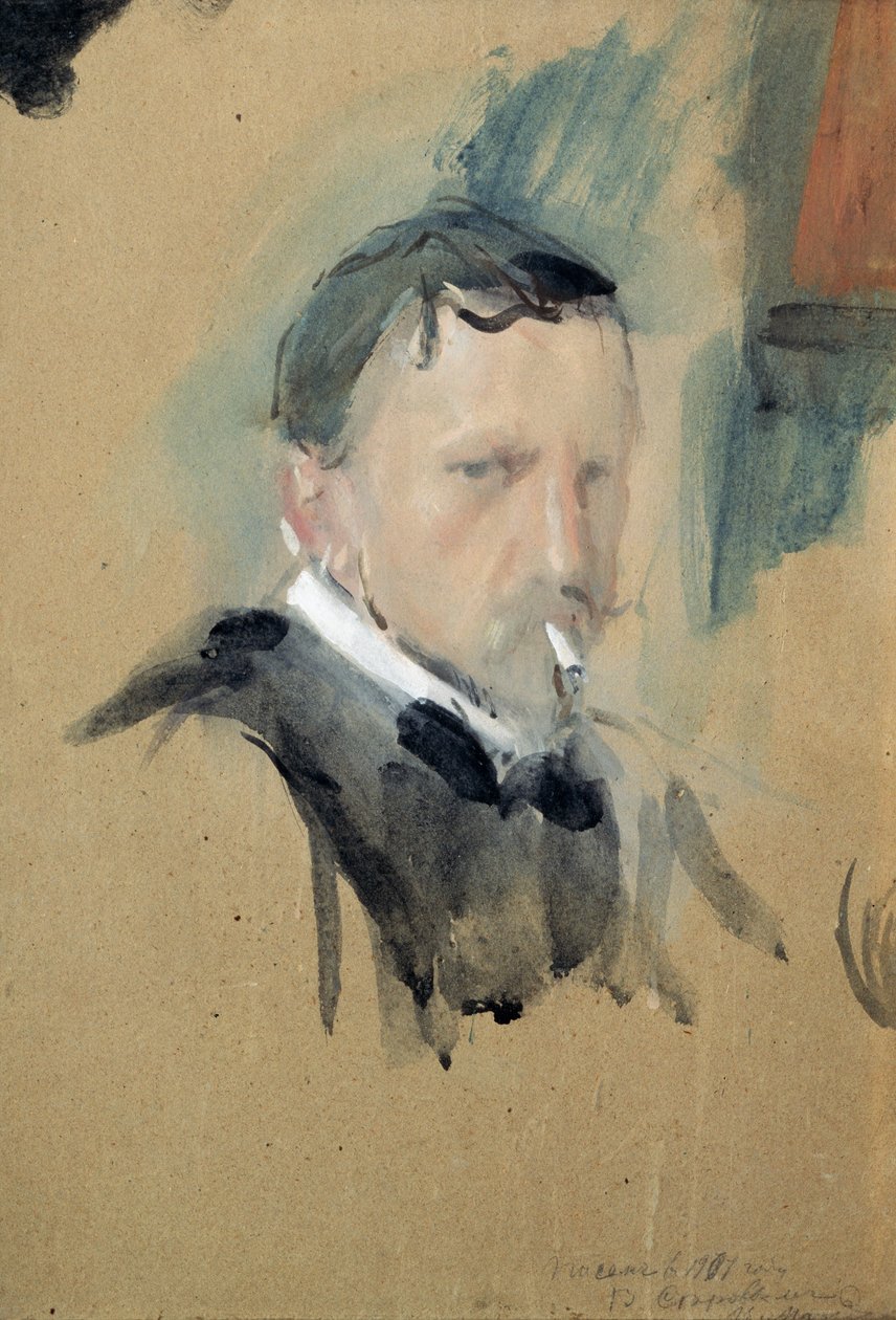 Selvportræt, 1901 af Valentin Aleksandrovich Serov
