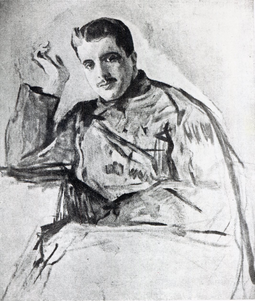 Serge Diaghilev, 1904 af Valentin Aleksandrovich Serov