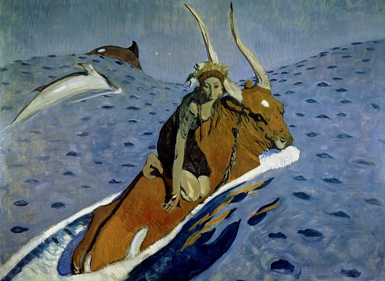 Europas voldtægt, 1910 af Valentin Aleksandrovich Serov