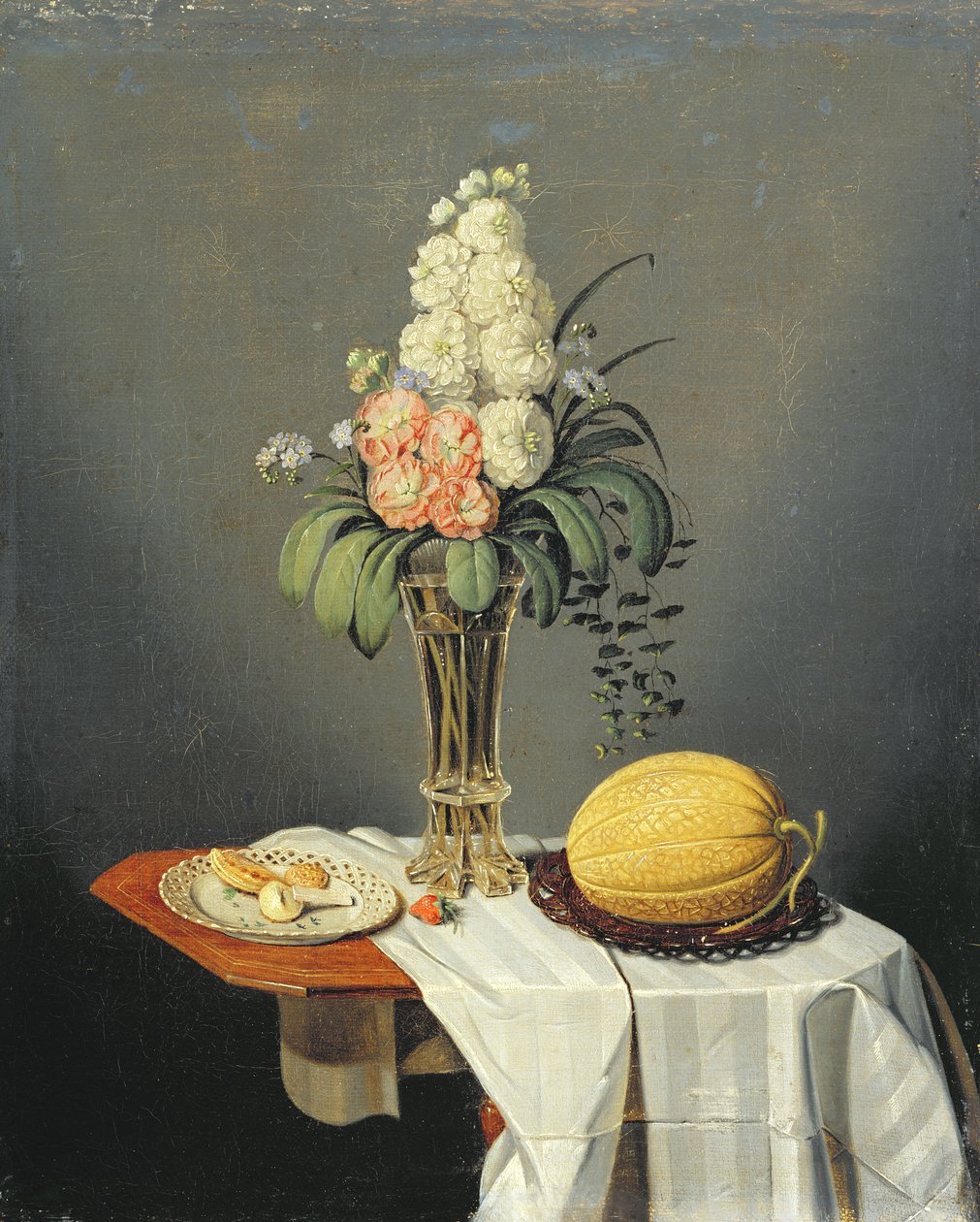 Stilleben, 1843 af Valentin Wassner