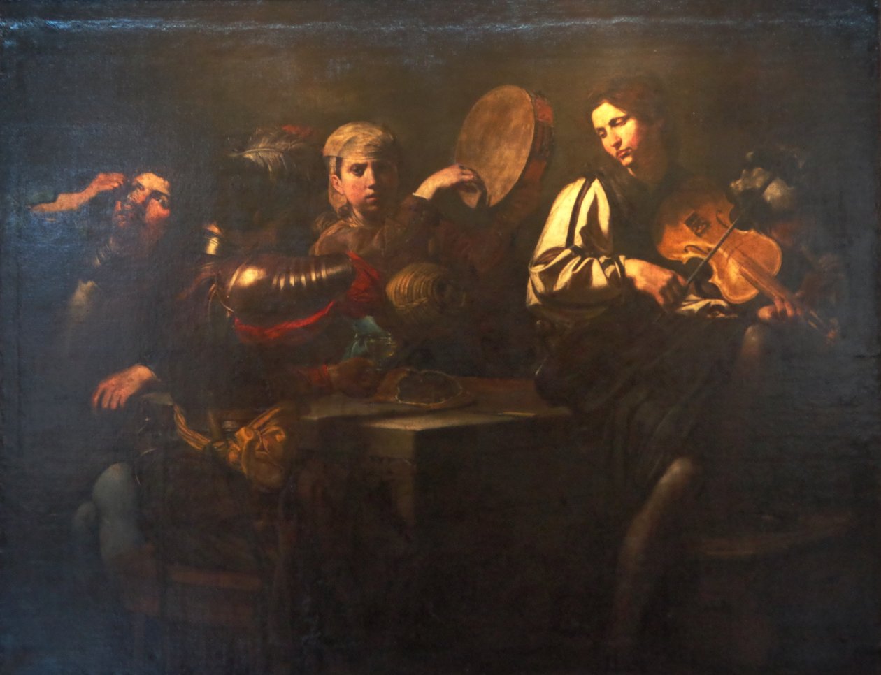 Musikere og soldater af Valentin de Boulogne