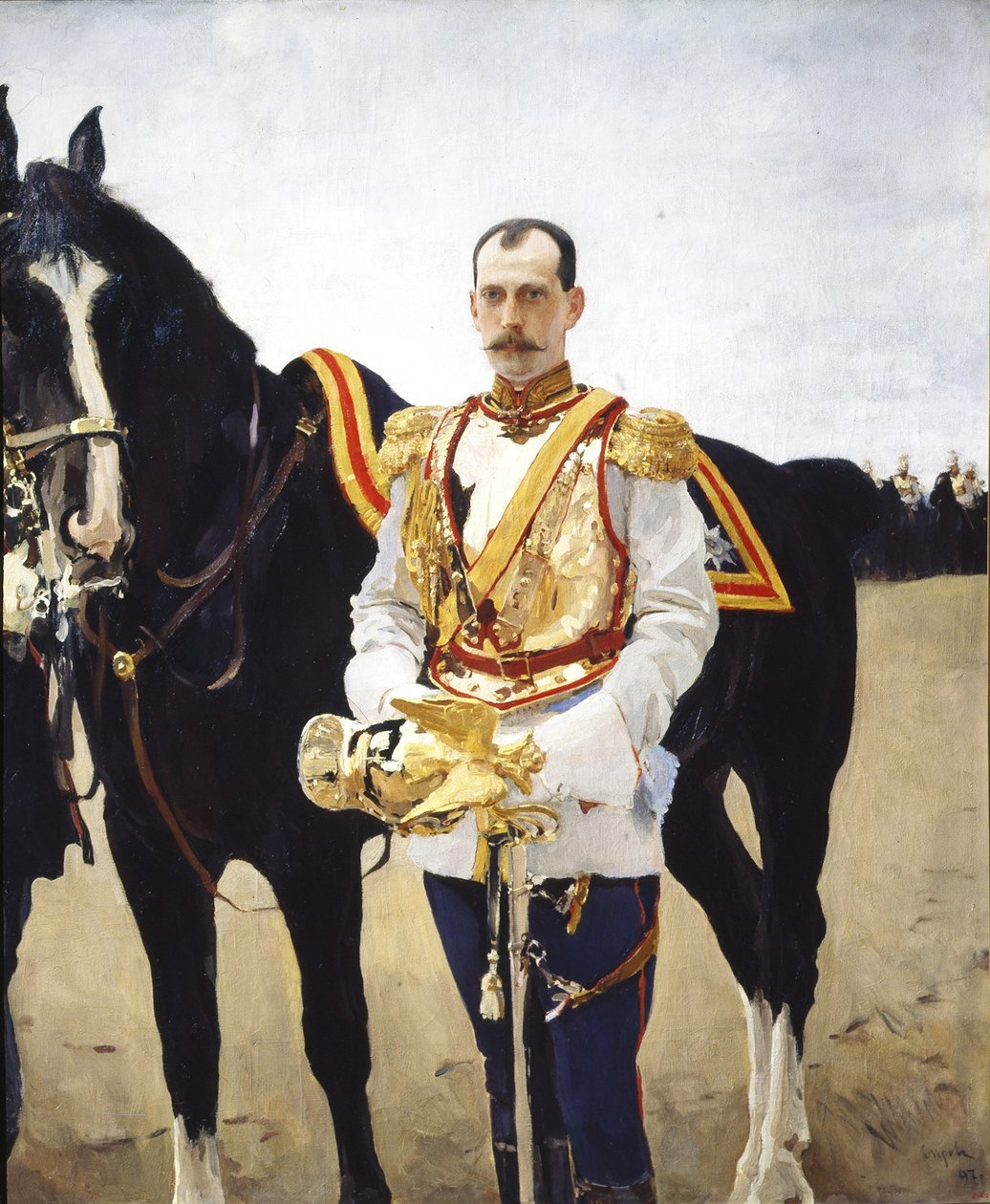 Portræt af storhertug Paul Alexandrovich af Rusland 1860-1919, 1897 af Valentin Aleksandrovich Serov