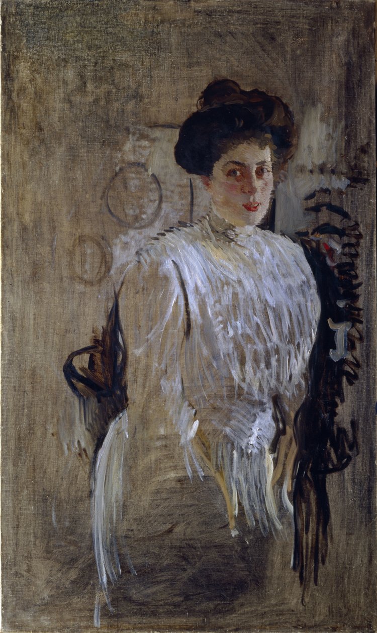 Portræt af Margarita Kirillovna Morozova, født Mamontova 1873-1958, 1910 af Valentin Aleksandrovich Serov