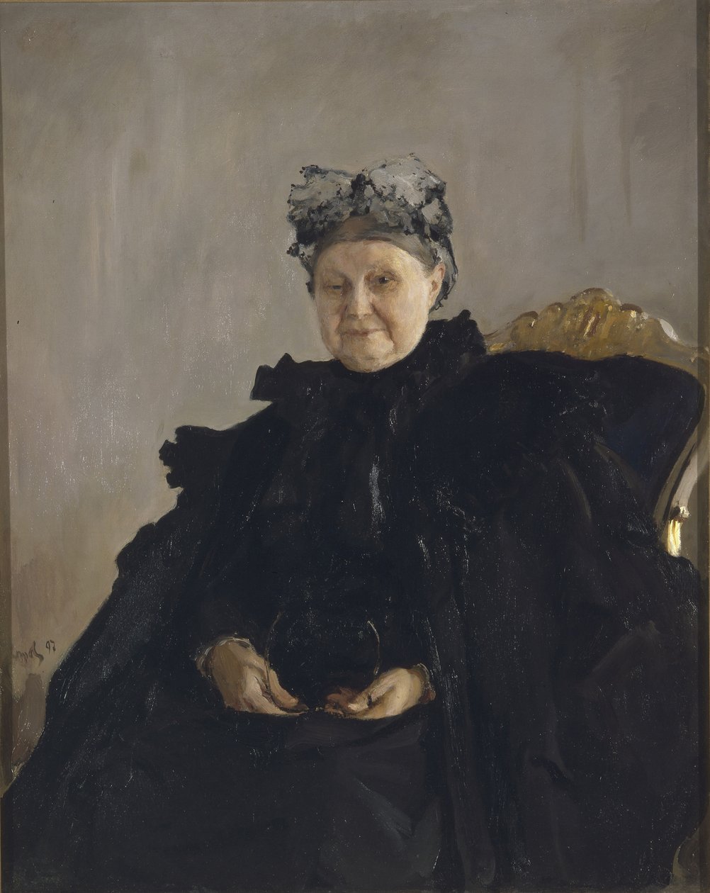 Portræt af Maria Fyodorovna Morozova, født Simonova 1830-1911, 1897 af Valentin Aleksandrovich Serov