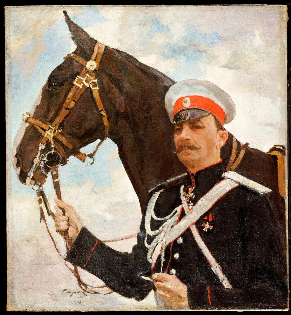 Portræt af prins Felix Felixovich Iussopov, grev Sumarokov-El"ston, af Valentin Aleksandrovich Serov