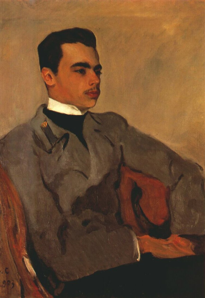 Portræt af prins Nikolai Yusupov, grev Sumarokov-Elston 1883-1908, 1903 af Valentin Aleksandrovich Serov