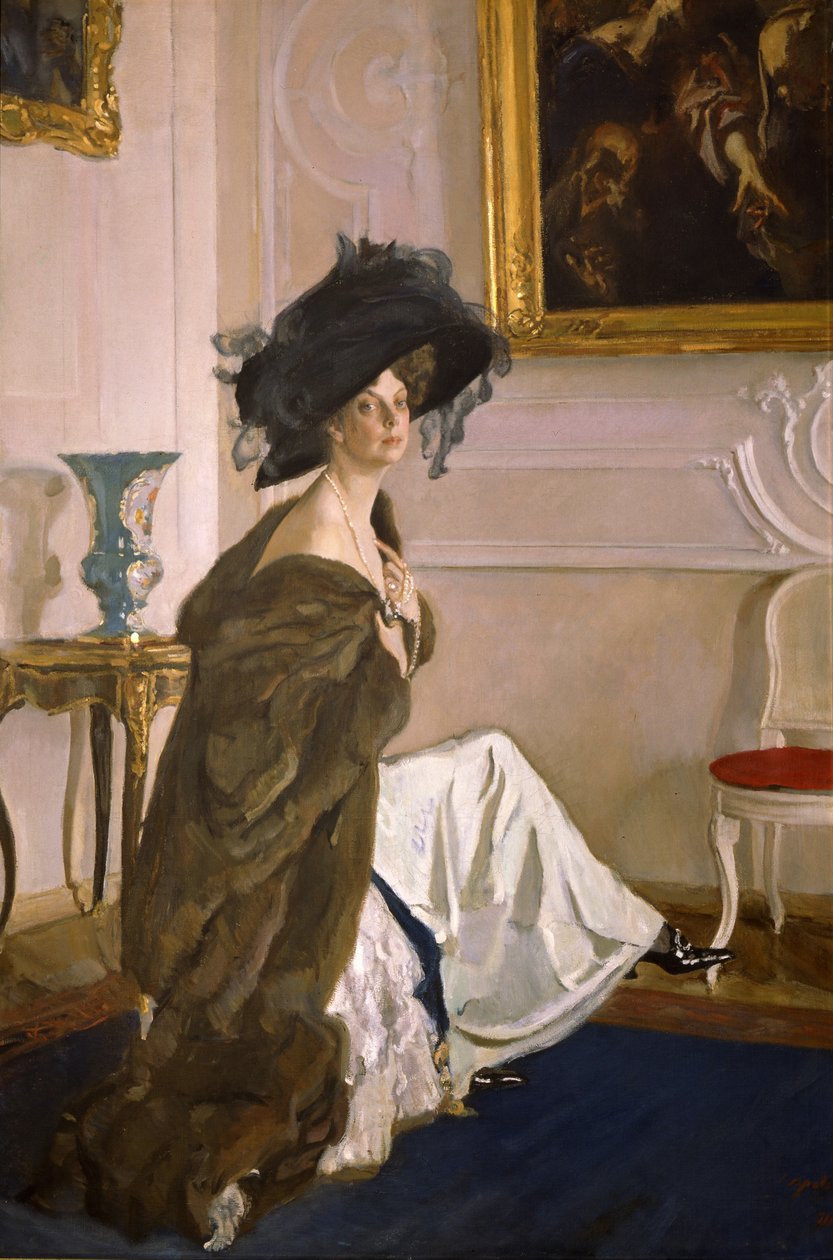 Portræt af prinsesse Olga Orlova, 1911 af Valentin Aleksandrovich Serov
