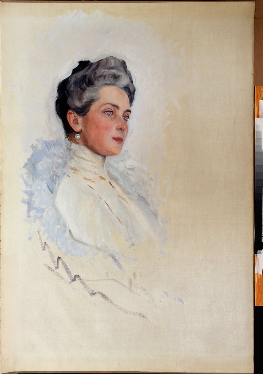 Portræt af prinsesse Zenaide Youssoupoff af Valentin Aleksandrovich Serov