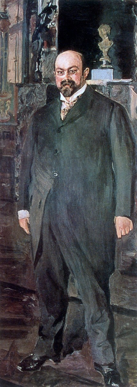 Portrait of Mikhail Abramovich Morozov, 1902dani af Valentin Serov