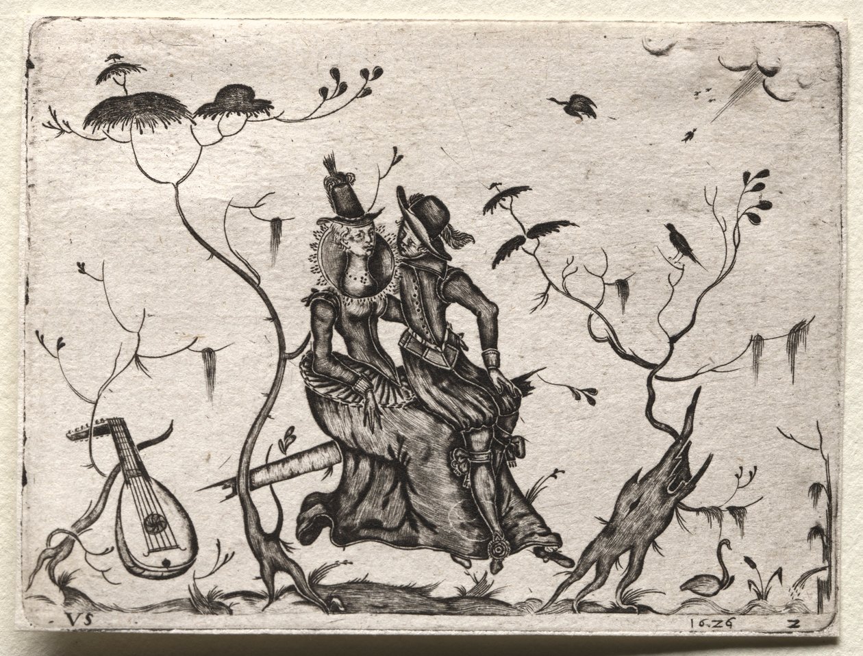 Par elskende, 1626. af Valentin Sezenius