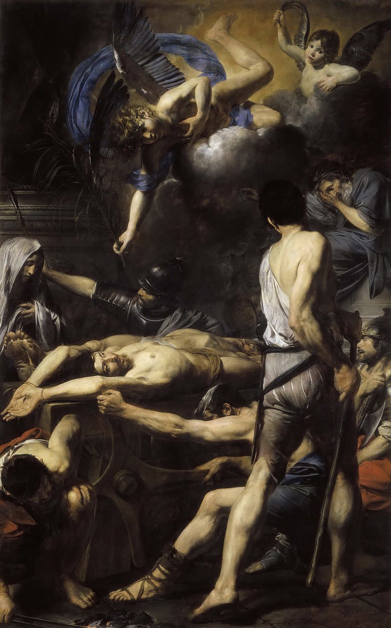 De hellige Processus og Martinians martyrium, 1629. af Valentin de Boullogne