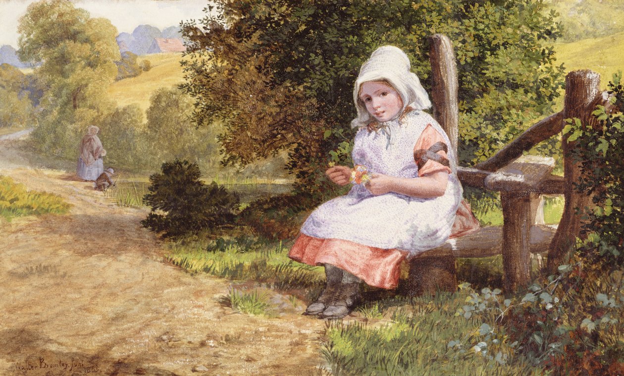 Hvile, 1865 af Valentine Walter Lewis Bromley