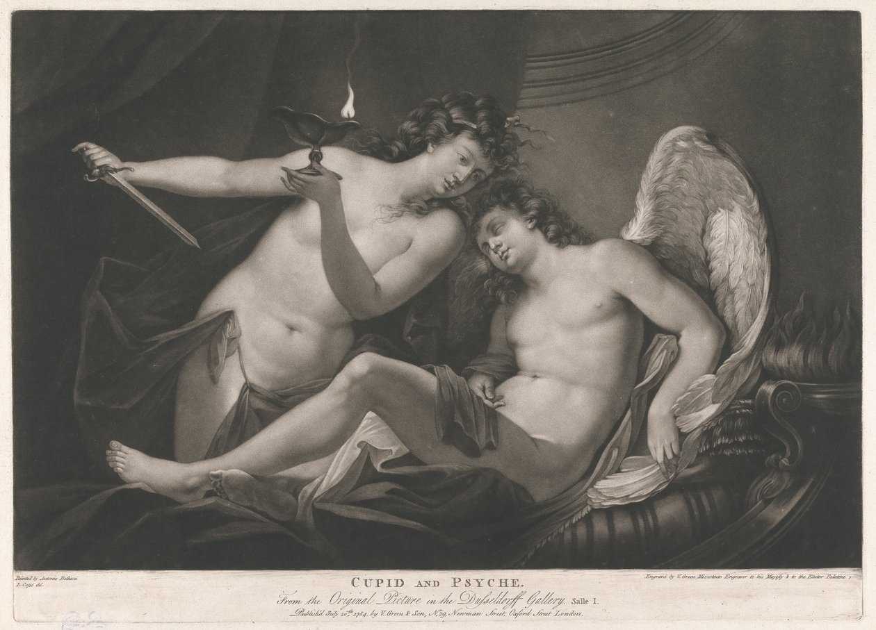 Amor og Psyche af Valentine Green