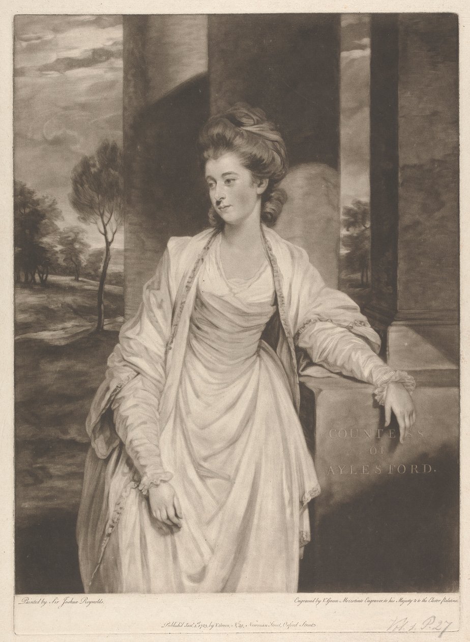 Louisa Finch (født Thynne), grevinde af Aylesford af Valentine Green