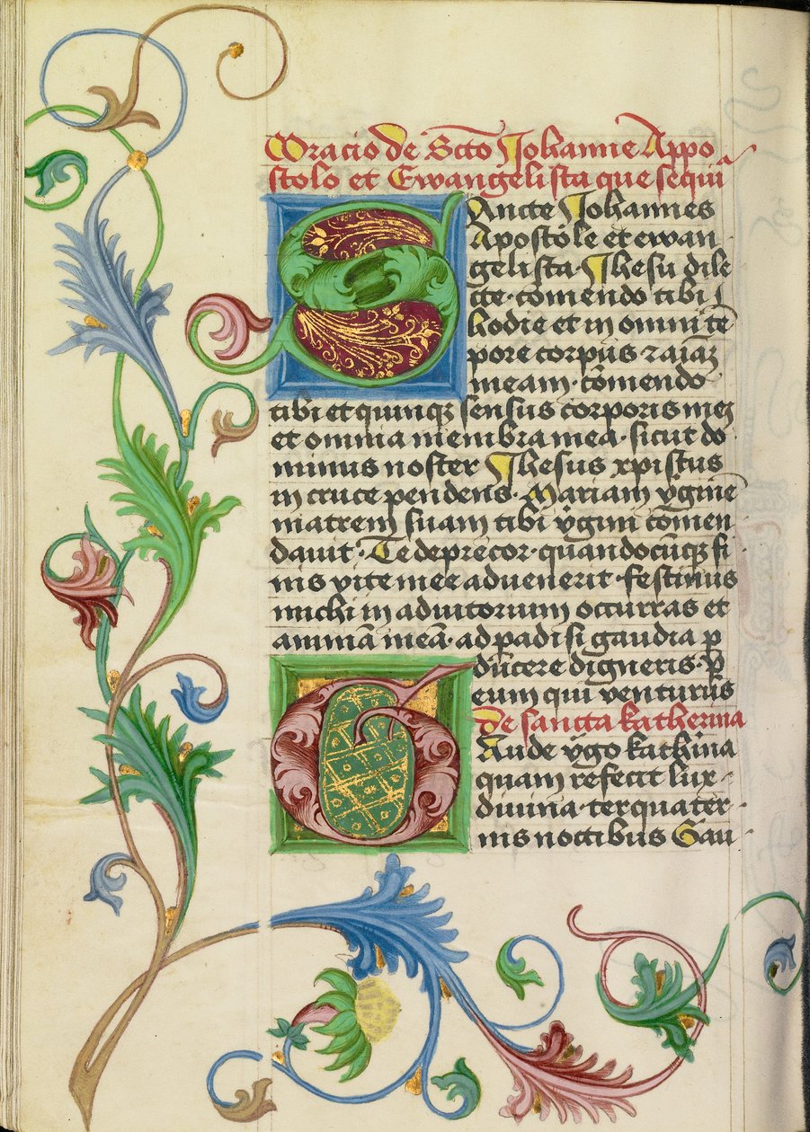 Dekoreret initial S; Dekoreret initial G af Valentine Noh