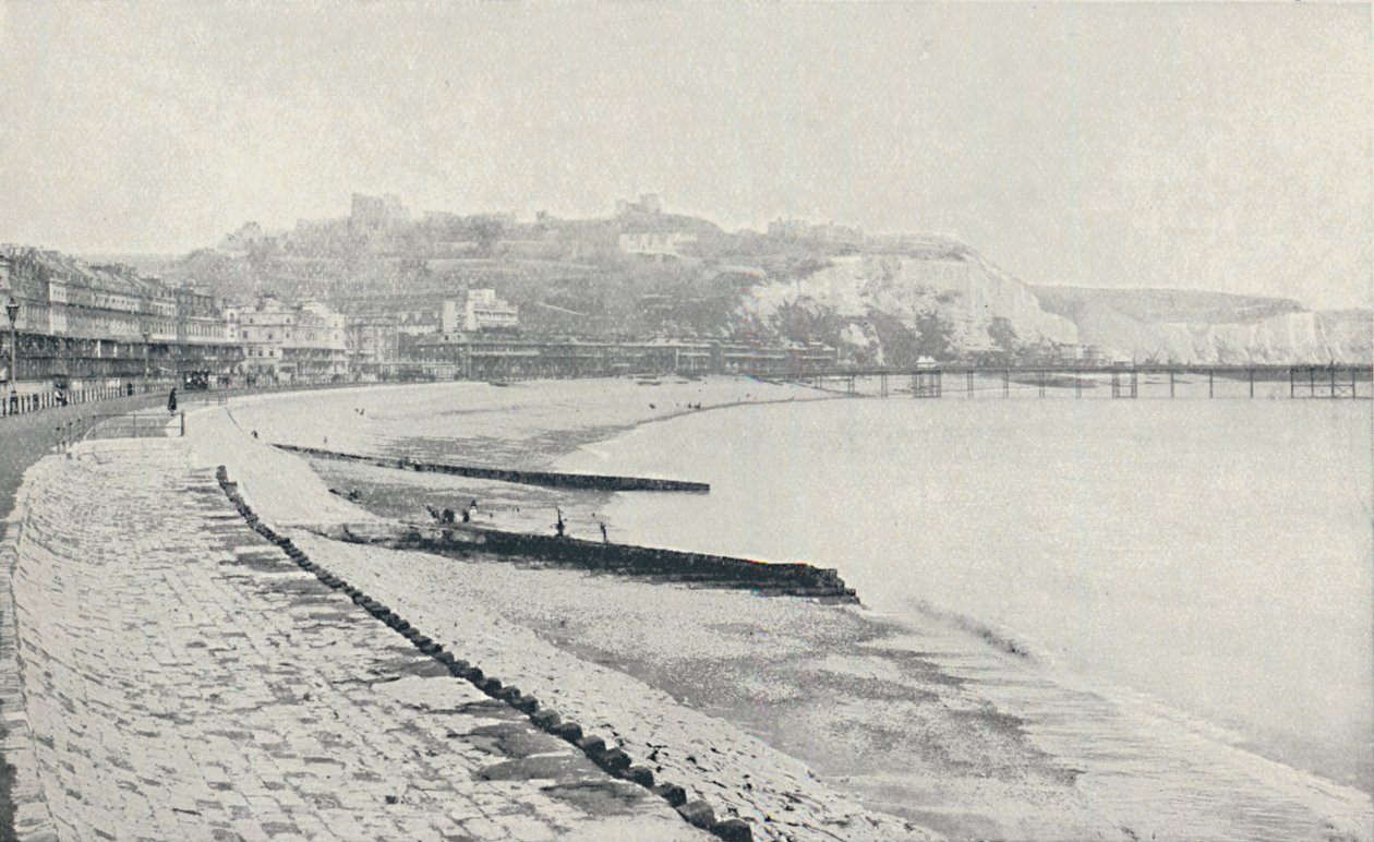 Kridtklipper, nær Dover, 1910 af Valentine and Sons Ltd