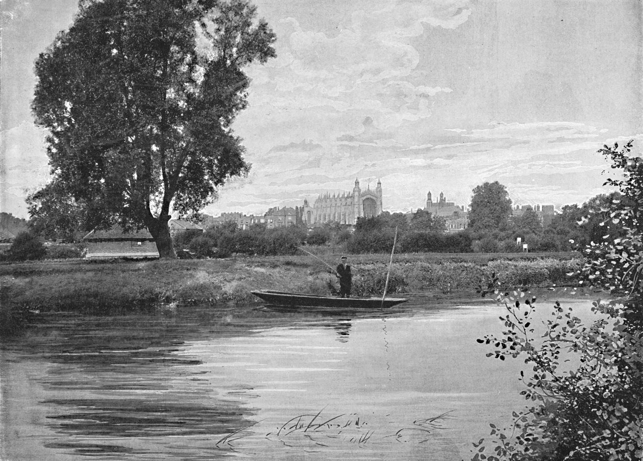 Eton: College Chapel, c1896 af Valentine and Sons Ltd