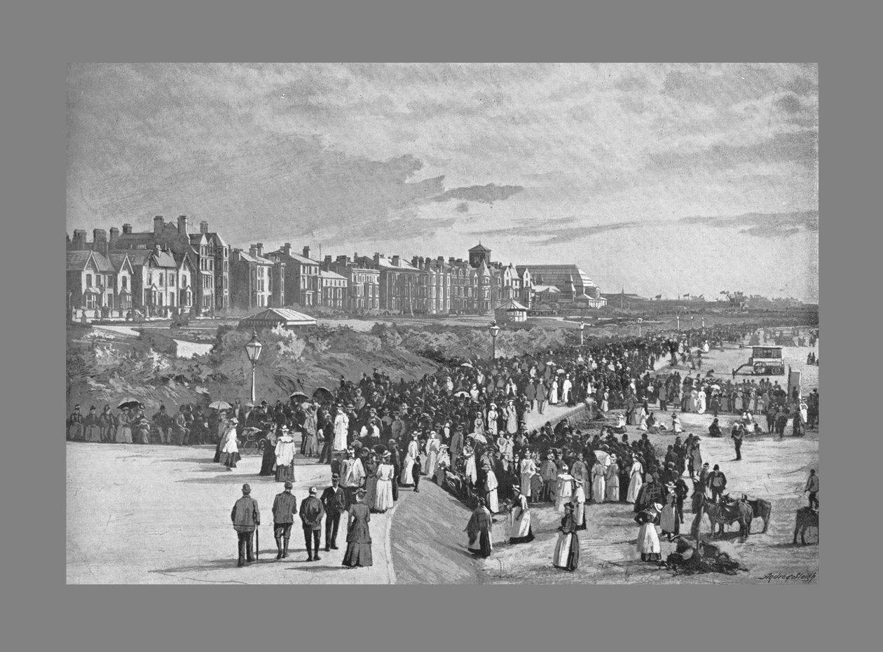 Marine Park, Southport, c1900 af Valentine and Sons Ltd