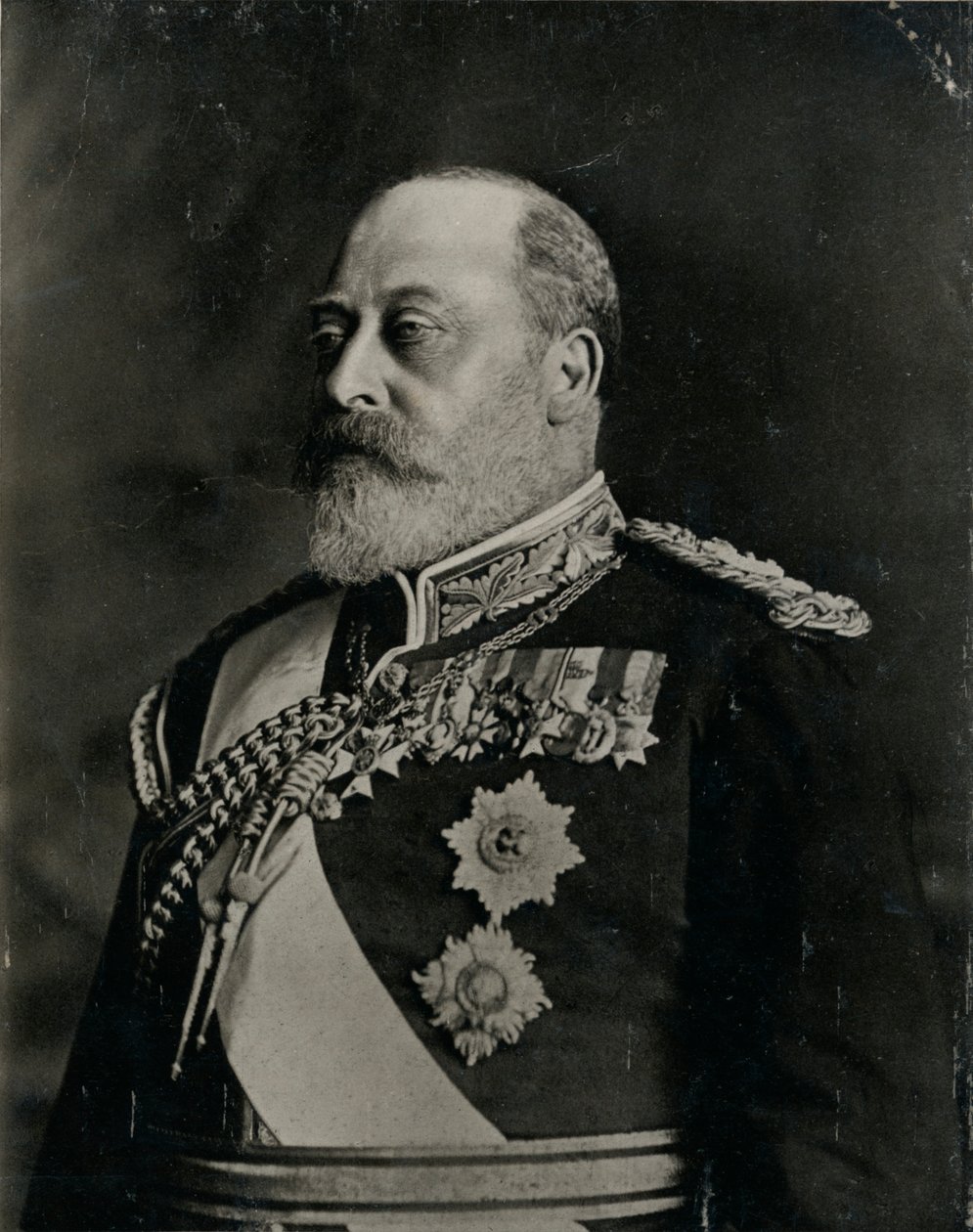 Kong Edward VII, Albert Edward, 1841-1910, 1904 af Valentine and Sons Ltd