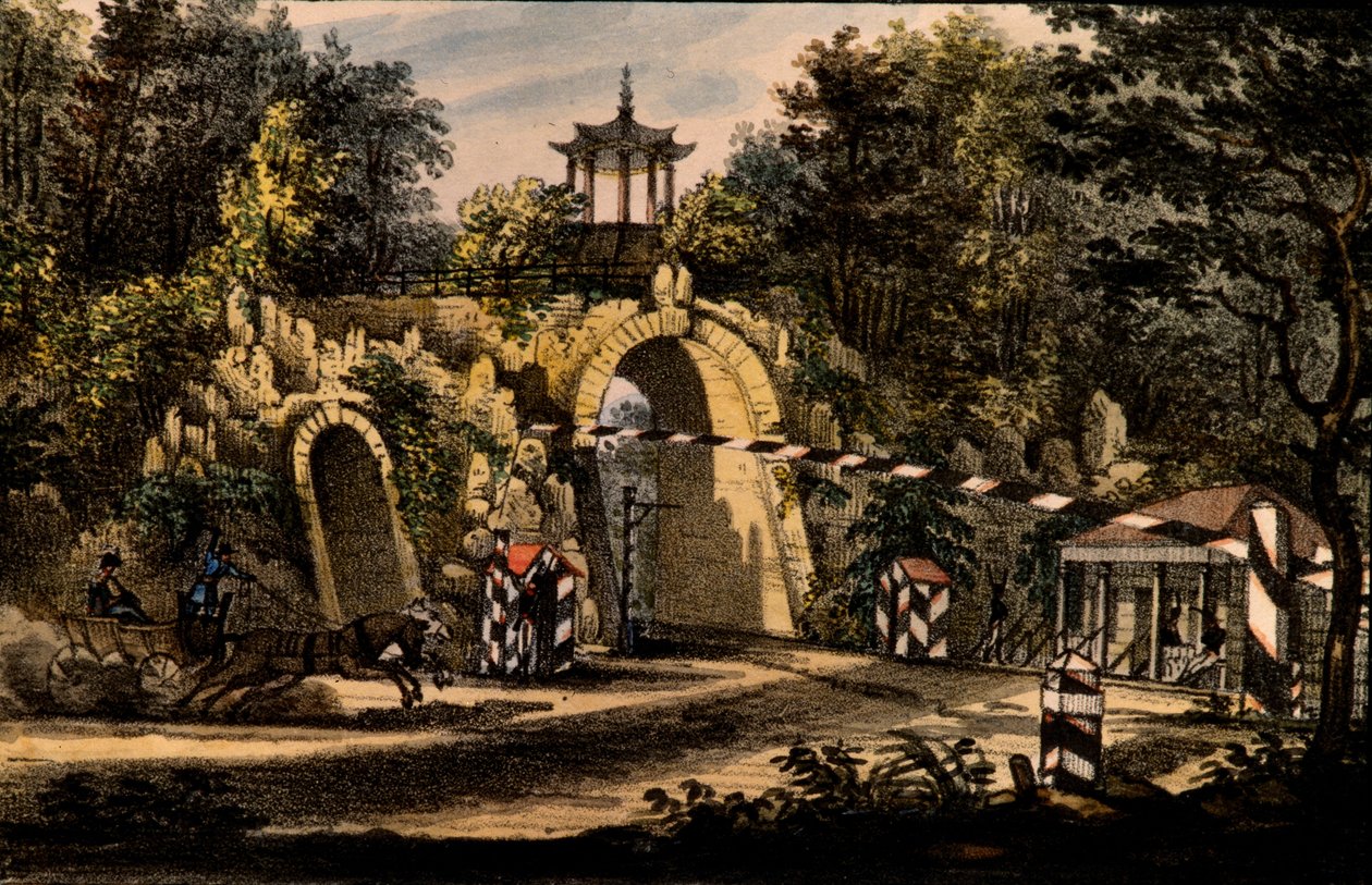 Grand Caprice-pavillonen i Catherine Park i Tsarskoye Selo, ca 1820 af Valerian Platonovich Langer