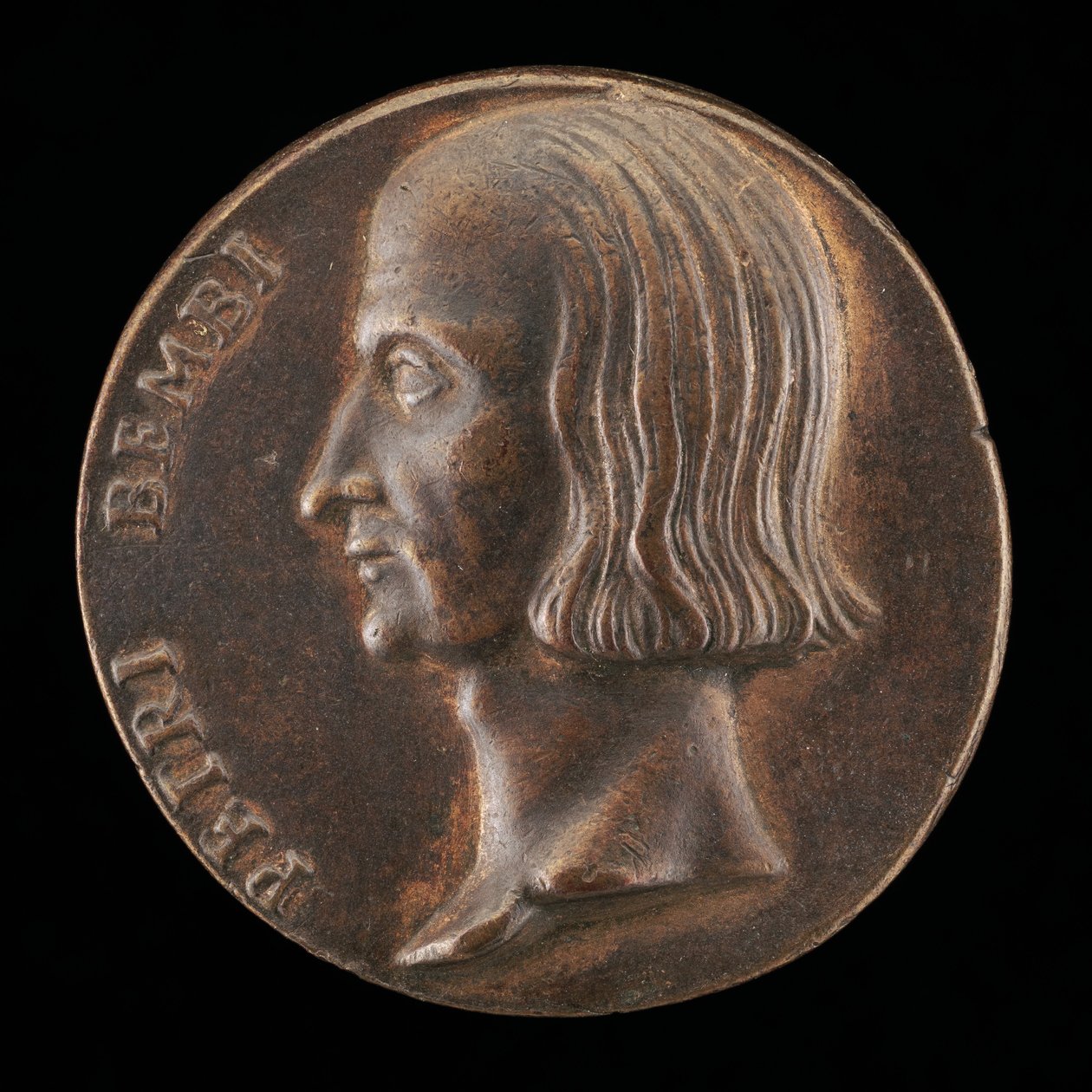 Pietro Bembo, 1470-1547, kardinal 1538 [forside], sandsynligvis 1532. af Valerio Belli