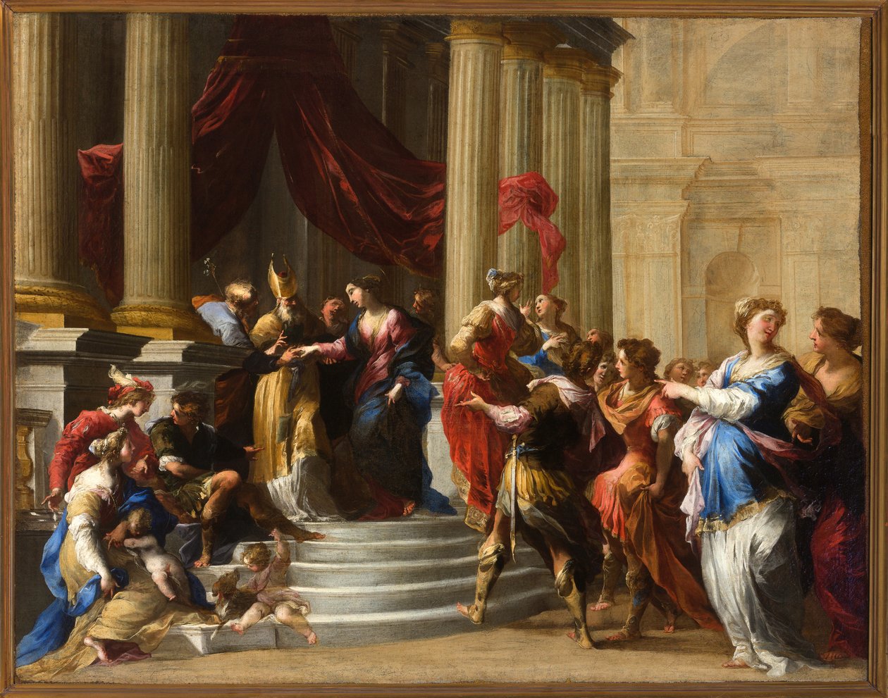 Jomfruens ægteskab af Valerio Castello