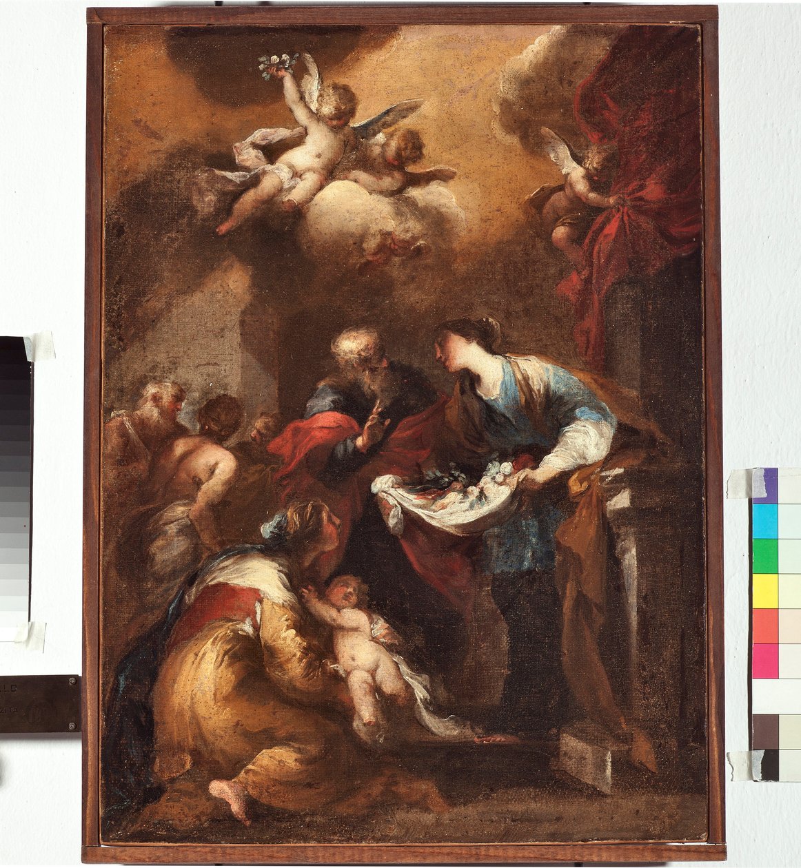 Miracle of St Sitha eller Citha (maleri af Valerio Castello