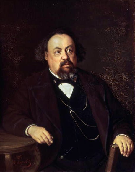 Portræt af Alexey Fiofilaktovich Pisemsky (1821-81), 1862 af Vasili Grigorevich Perov