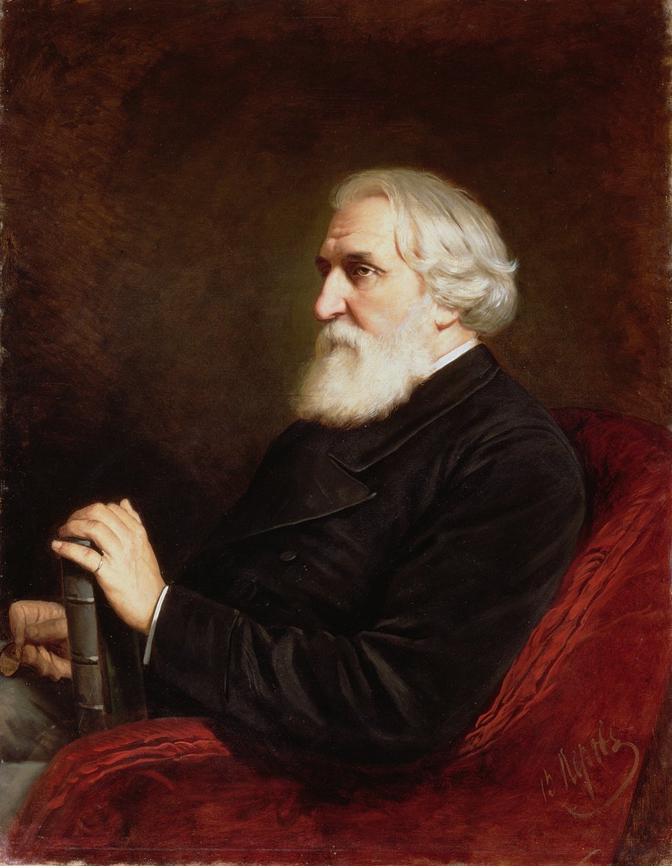 Portræt af Ivan Sergeevich Turgenev (1818-83) 1872 af Vasili Grigorevich Perov
