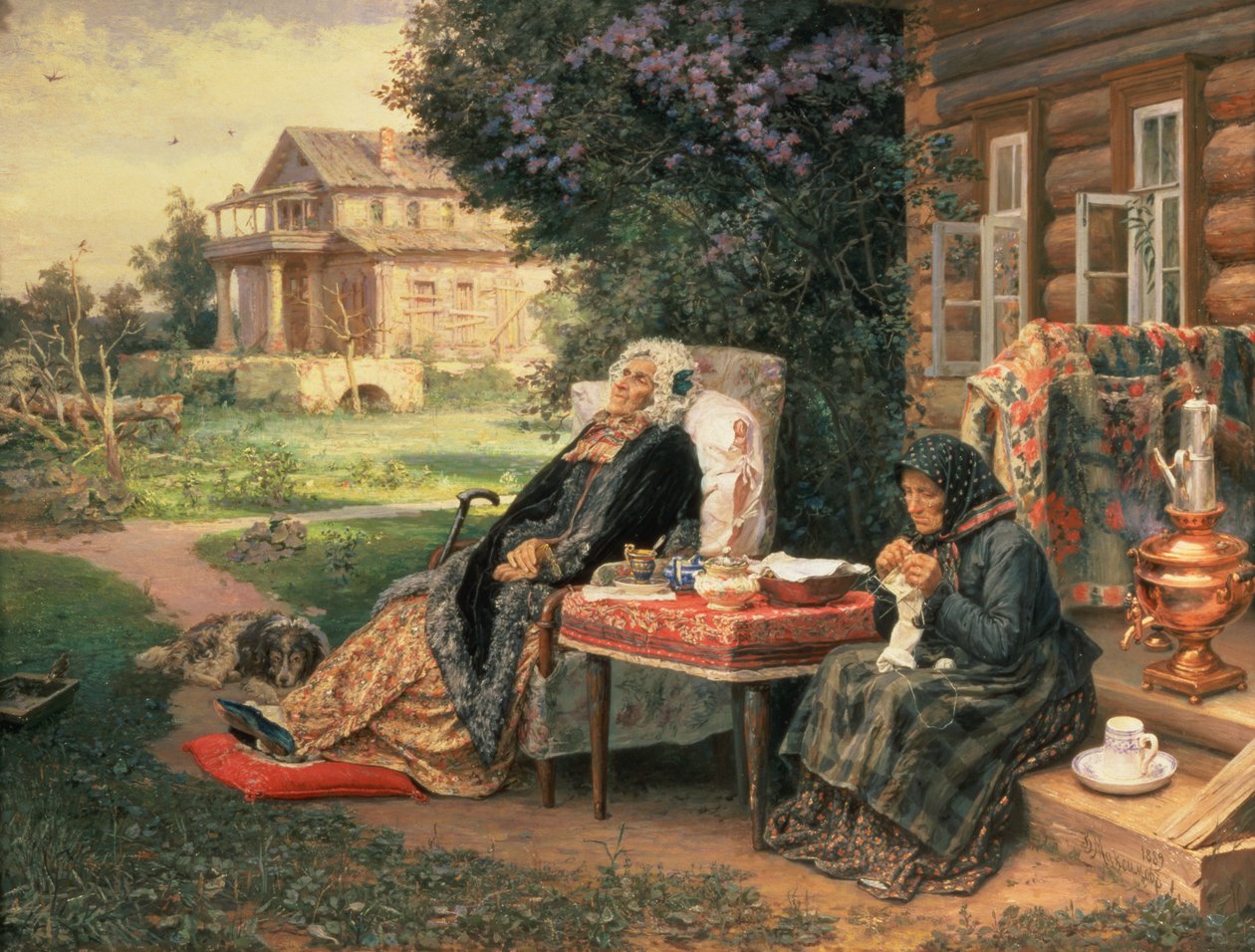 Alt i fortiden, 1889 af Vasili Maksimovich Maksimov