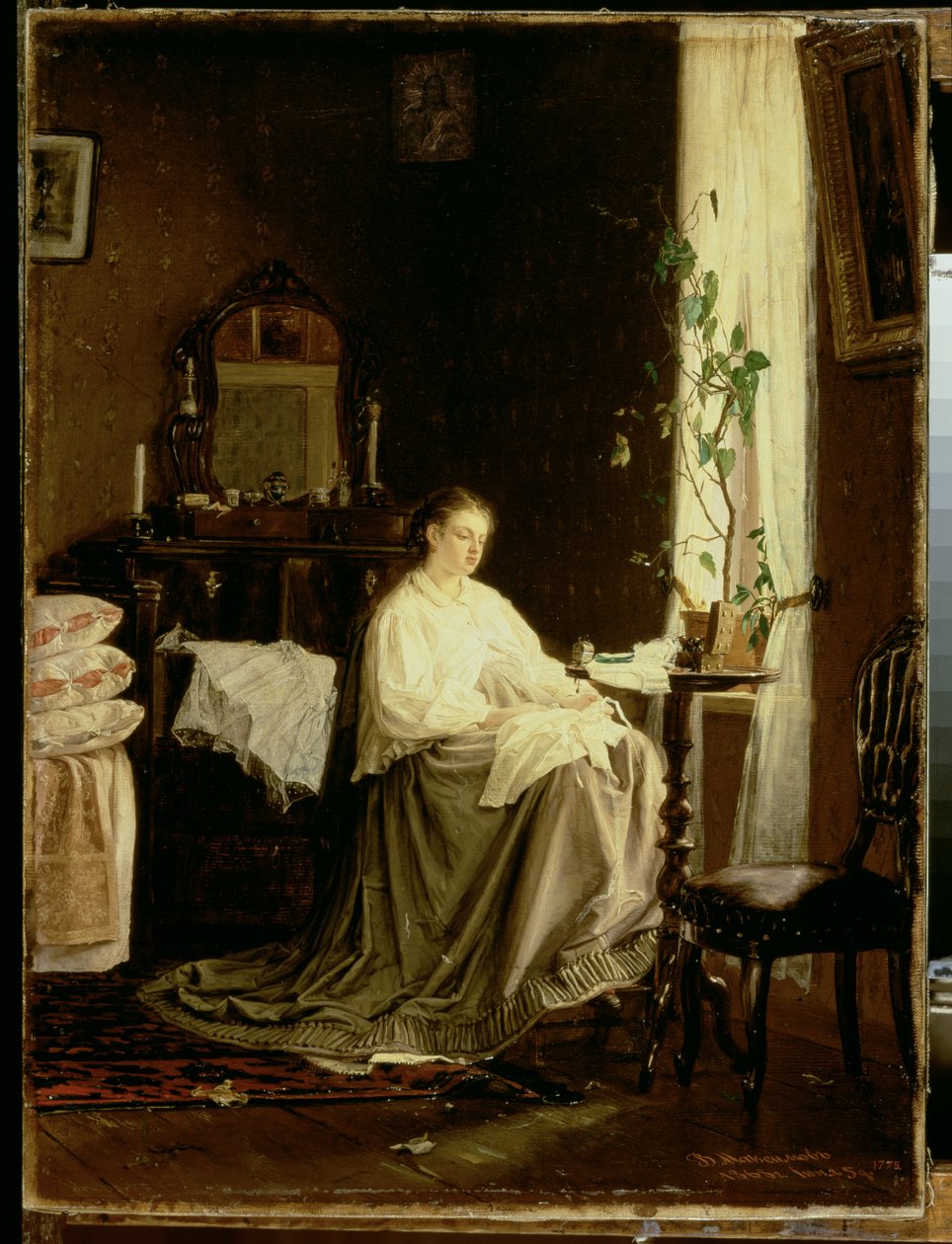 Drømmer om fremtiden, 1868 af Vasili Maksimovich Maksimov
