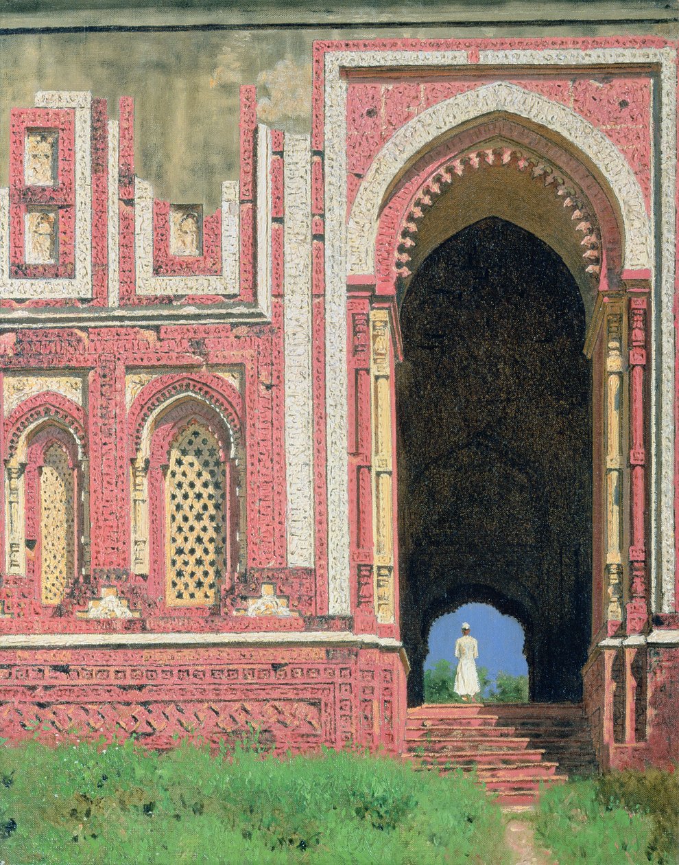 Port nær Qutub-Minar, Old Delhi, 1875 af Vasili Vasilievich Vereshchagin