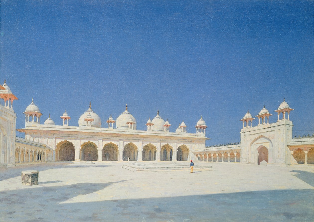 Moti Masjid, Agra, 1874-76 af Vasili Vasilievich Vereshchagin