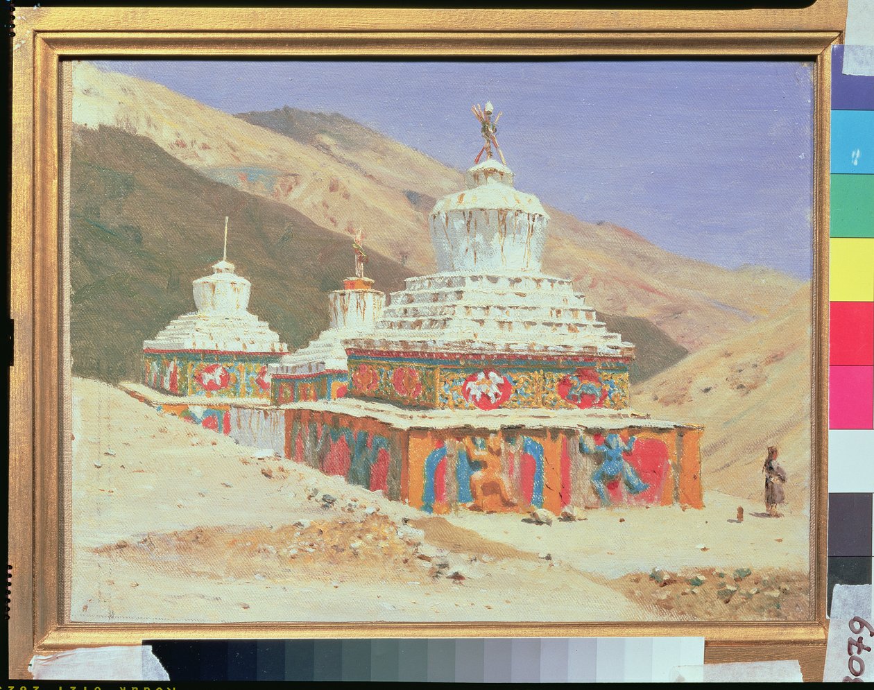 Dødsmindesmærket i Ladakh, 1875 af Vasili Vasilievich Vereshchagin
