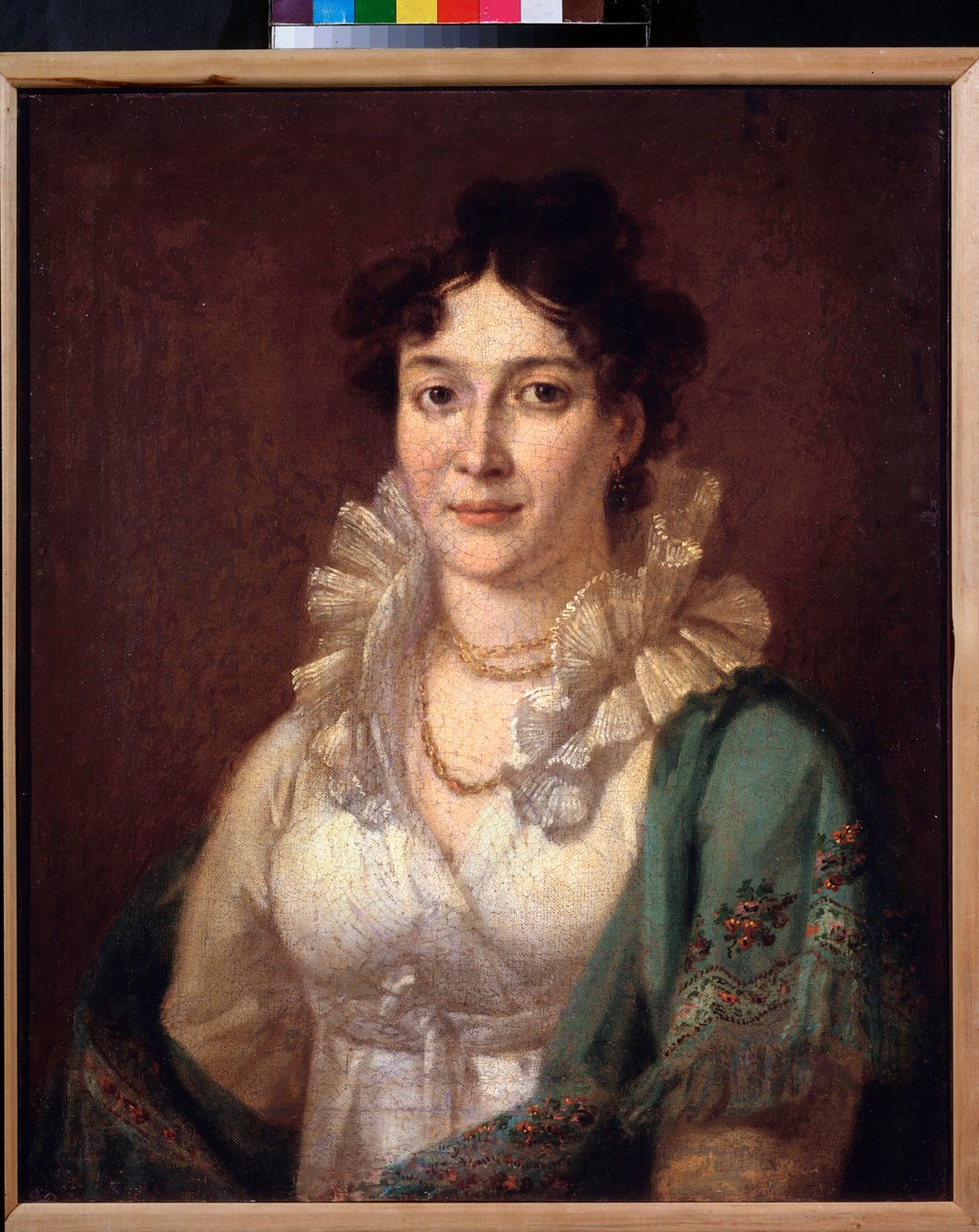 Portræt af prinsesse Isabella de Conti (Portræt af prinsesse Isabella de Conti) - Maleri af Vasili Andreyevich Tropinin (Vassili Tropinine) (1776-1857), olie på lærred, omkring 1810 - 1800-tallets russisk kunst - Museum for private samlinger i en Pushkin M af Vasili Andreevich Tropinin